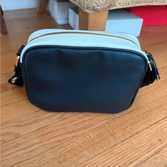 Disney Mickey Mouse Print Black and White Cream Embossed Crossbody NWT - Picture 2 of 3